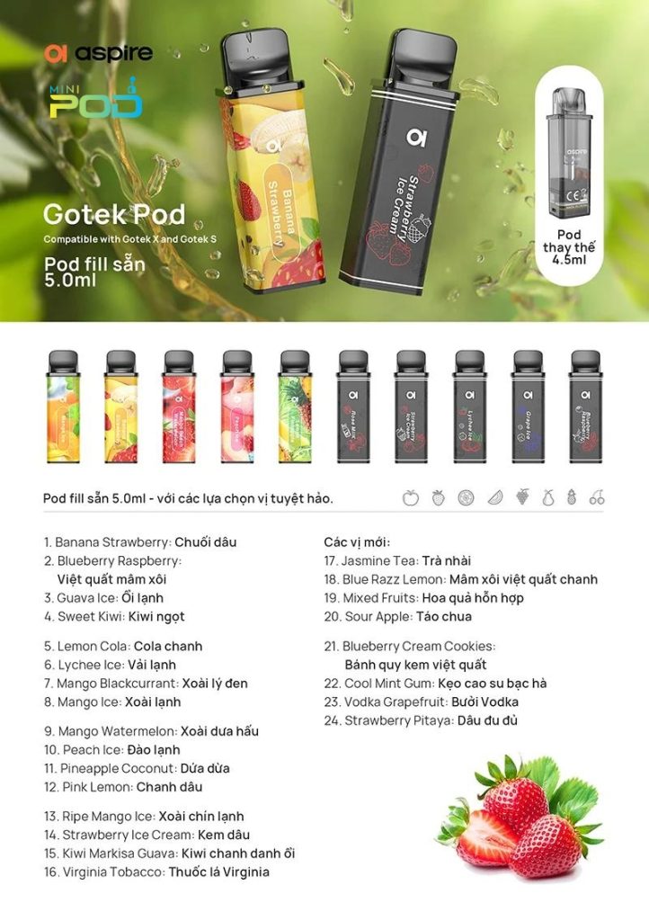 GOTEK PREFILLED POD