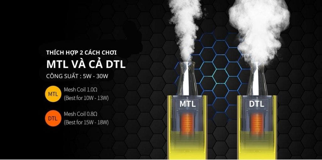 Điều chỉnh các thiết lập vaping