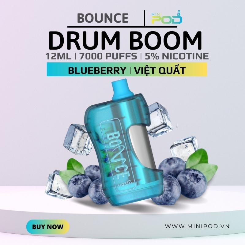 Drum Boom 7000 Puffs 5% - Pod 1 Lần - Mini Pod - Chuyên Vape Pod Tại Việt  Nam
