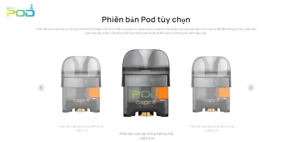 Bộ Pod Aspire Flex Pro - Minipod.vn